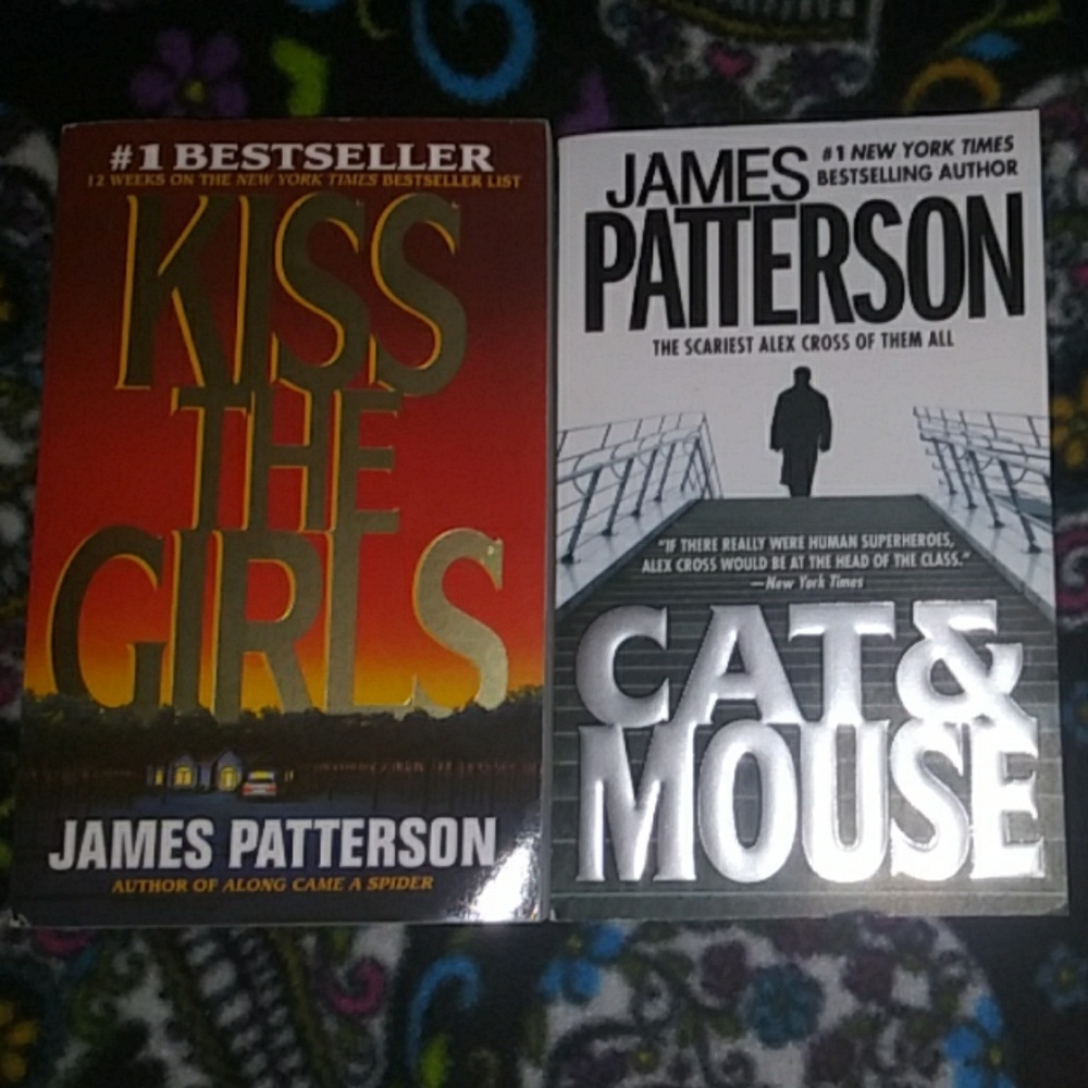 2 brand new James Patterson books